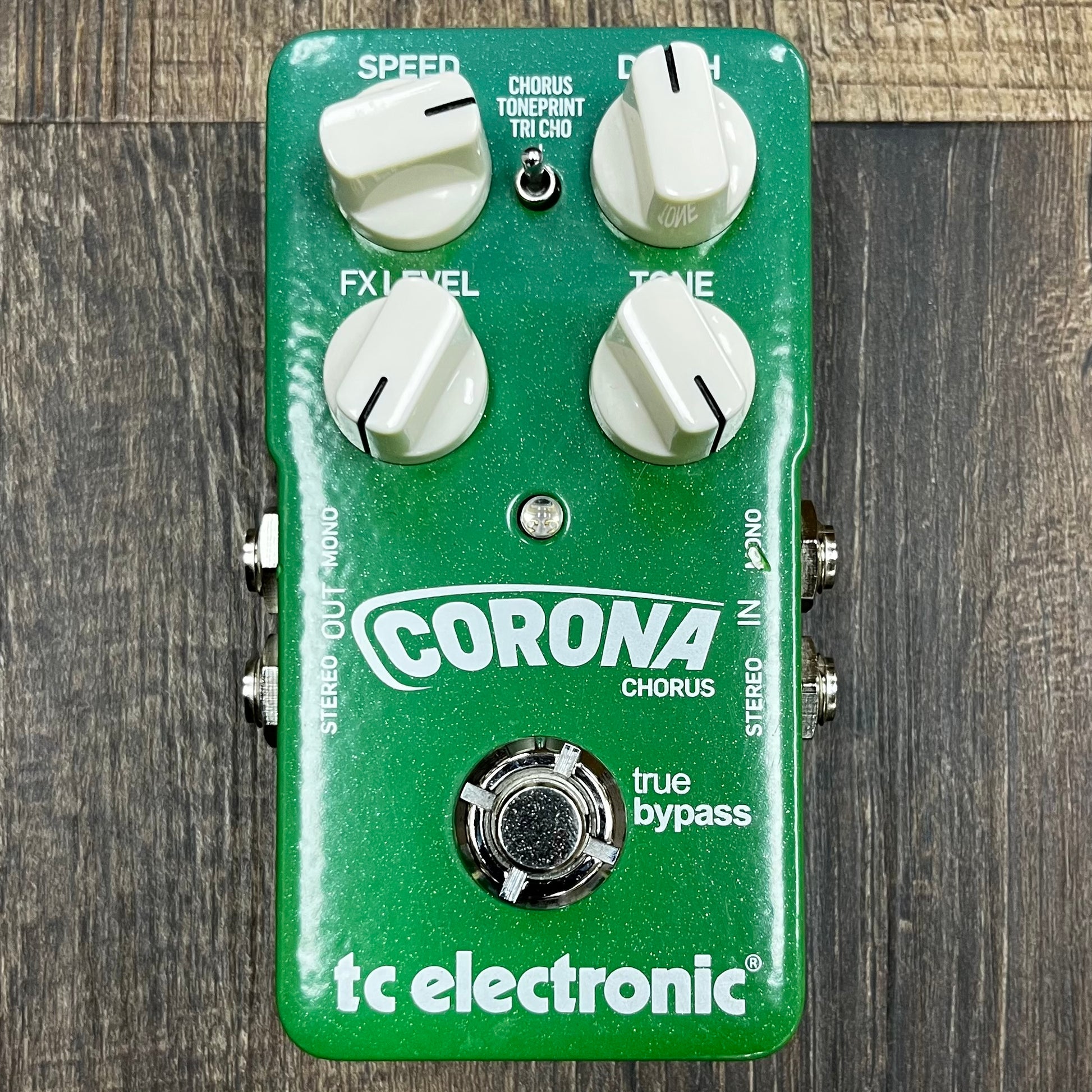 Top of Used TC Electronic Corona Chorus Pedal TFW228