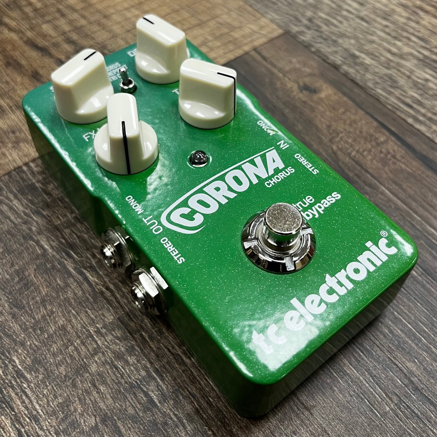 Side of Used TC Electronic Corona Chorus Pedal TFW228