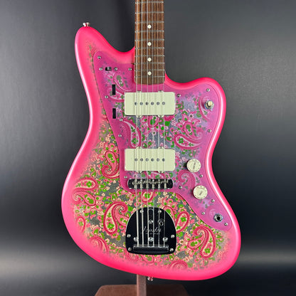 Front of Used Fender MIJ Jazzmaster Paisley.