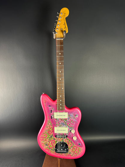 Full front of Used Fender MIJ Jazzmaster Paisley.