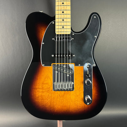 Front of Used 2021 Fender Deluxe Nashville Telecaster Sunburst.