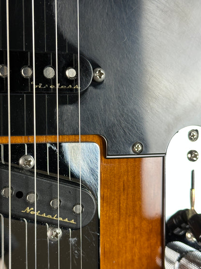 Scratches on Used 2021 Fender Deluxe Nashville Telecaster Sunburst.