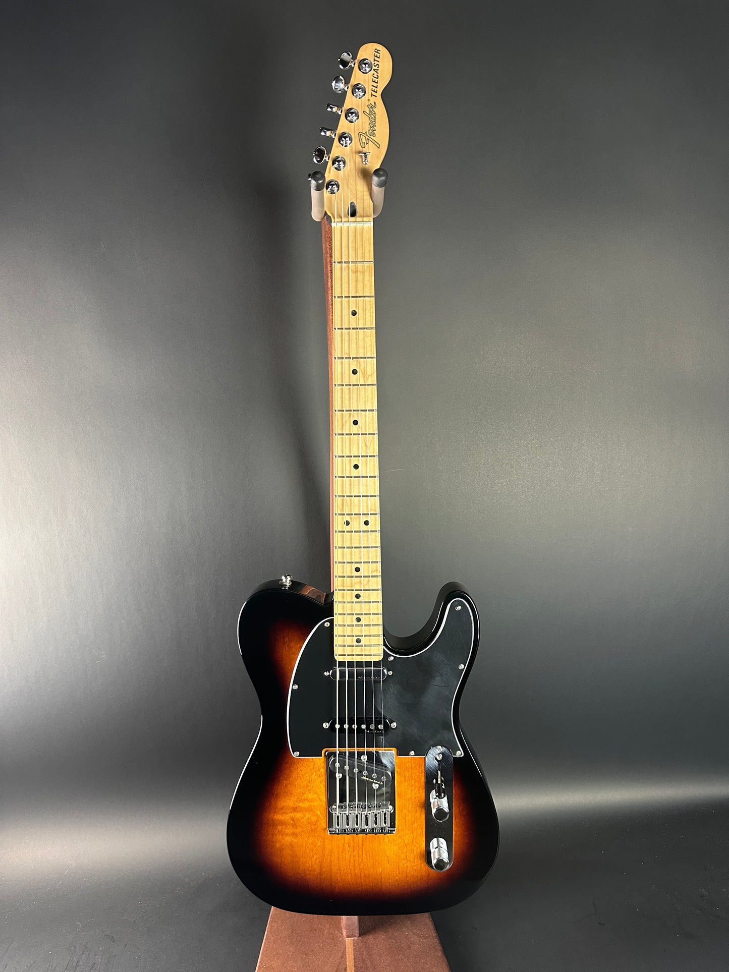 Full front of Used 2021 Fender Deluxe Nashville Telecaster Sunburst.