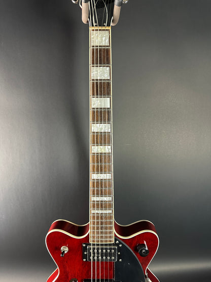 Fretboard of Used Gretsch G2655T Cherry.