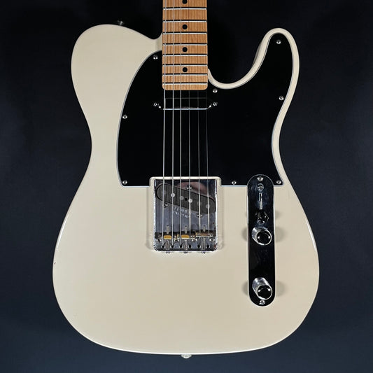 Front of Used 2013 Fender American Special Telecaster Olympic White w/bag TFW257