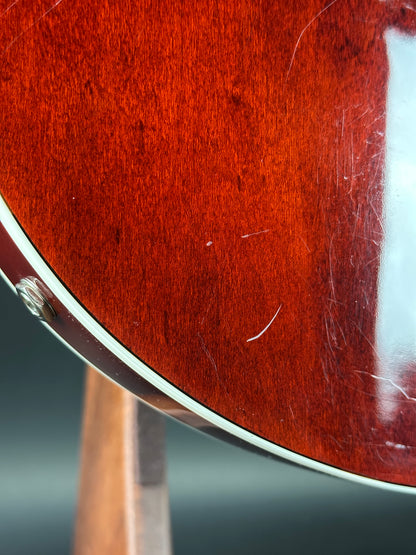 Scratches on back of Used Gretsch G2655T Cherry.