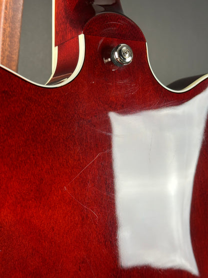 Scratches on back of Used Gretsch G2655T Cherry.