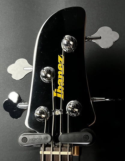 Headstock of Used Ibanez TMB30 Talman Bass Black TFW272