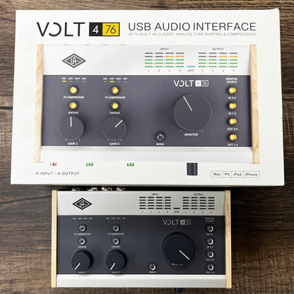 Top of w/box of Used Volt 476 USB Audio Interface w/box TFW281