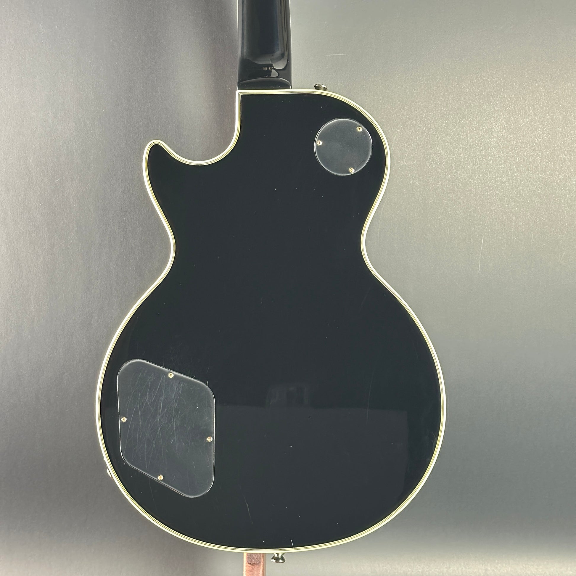 Back of Used Epiphone Les Paul Custom Pro White.