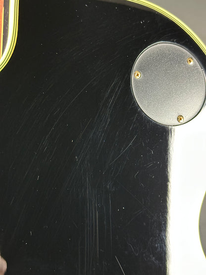 Scratches on back of Used Epiphone Les Paul Custom Pro White.