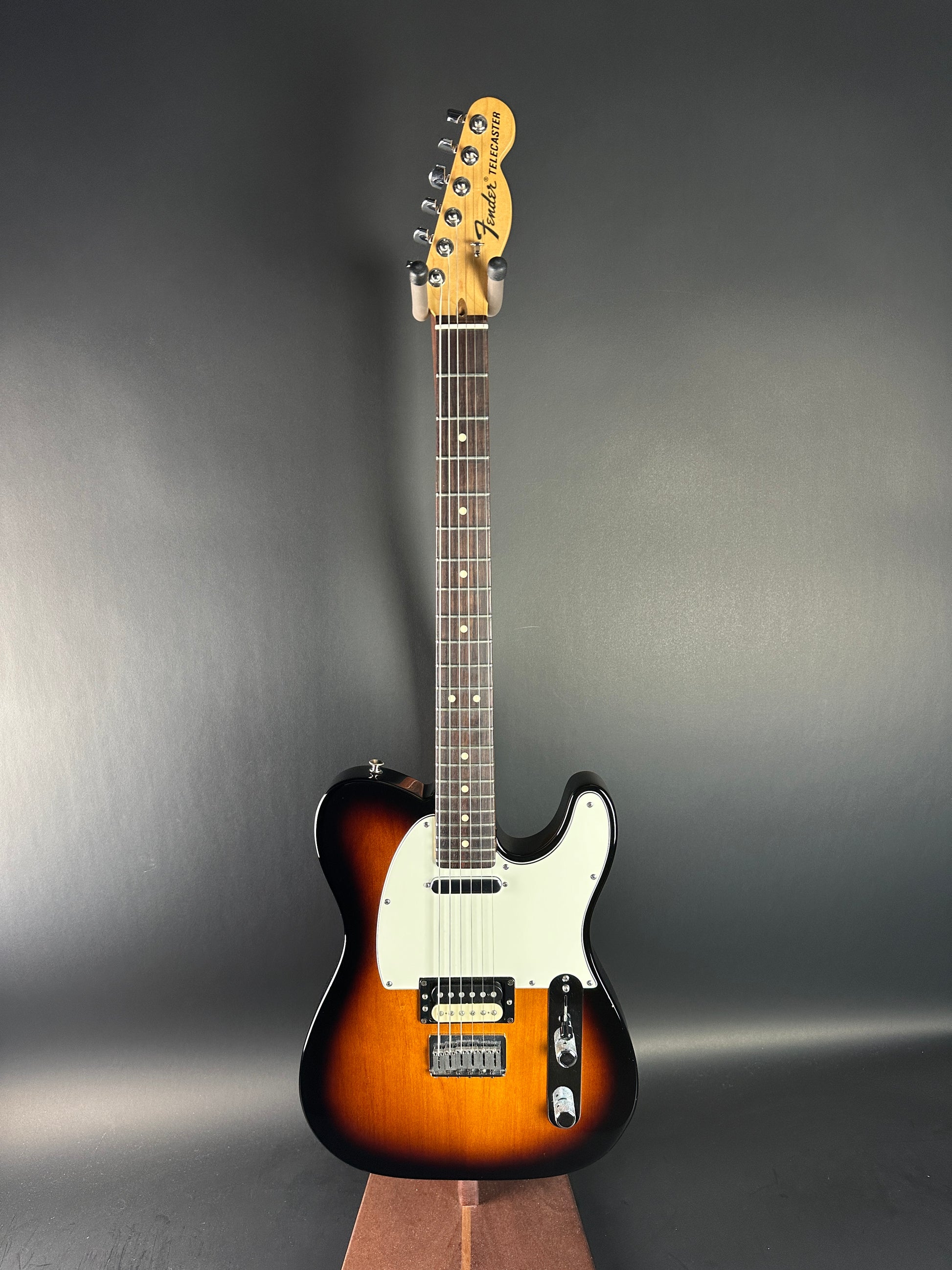 Full front of Used 2014 Fender GC USA Pro Standard Telecaster HS 2-Color Sunburst.