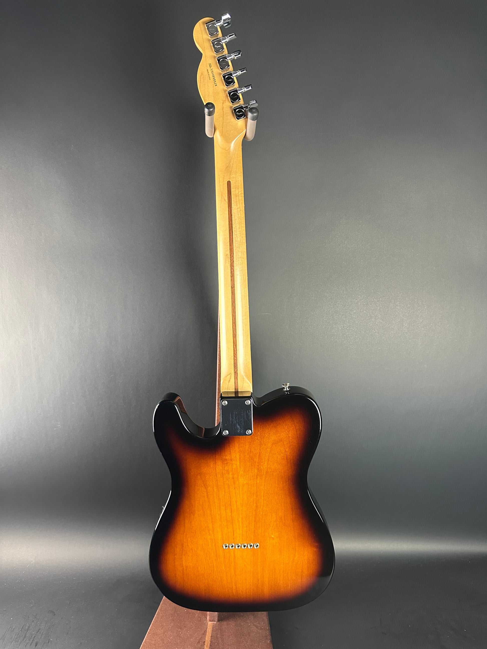 Full back of Used 2014 Fender GC USA Pro Standard Telecaster HS 2-Color Sunburst.