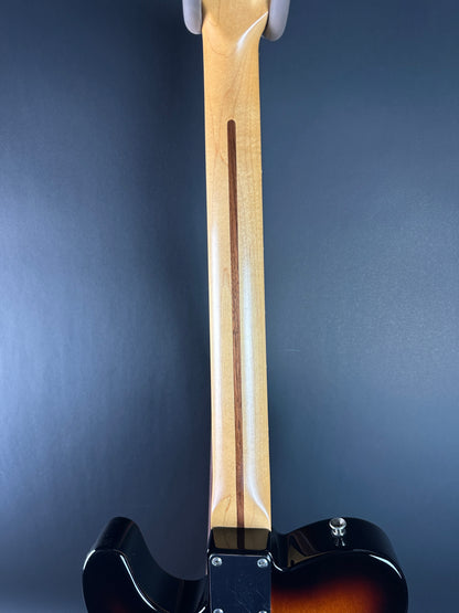 Back of neck of Used 2014 Fender GC USA Pro Standard Telecaster HS 2-Color Sunburst.