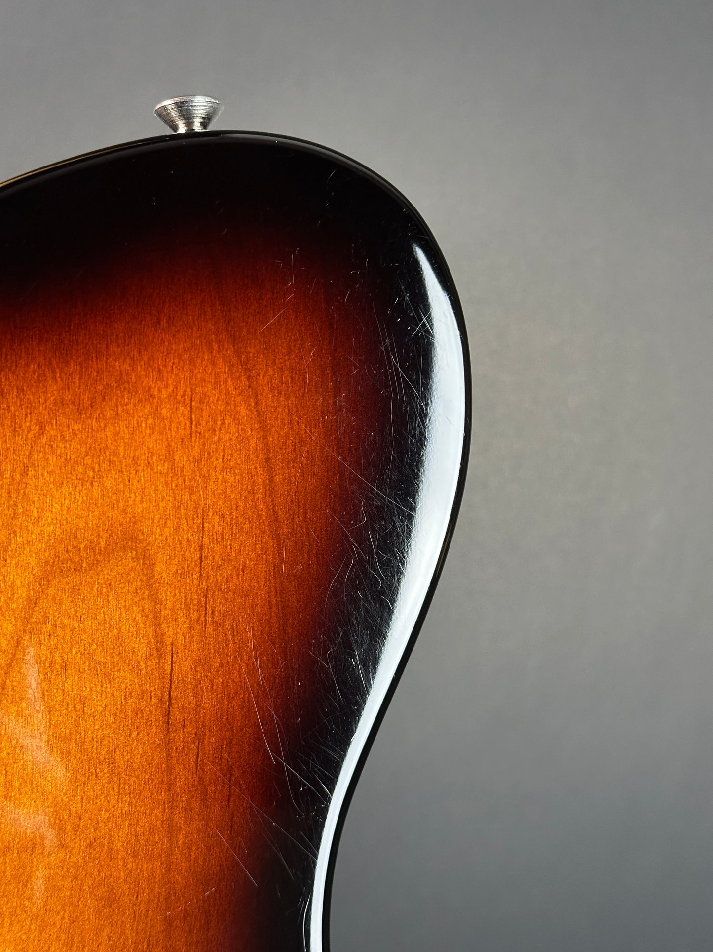 Scratches on back of Used 2014 Fender GC USA Pro Standard Telecaster HS 2-Color Sunburst.