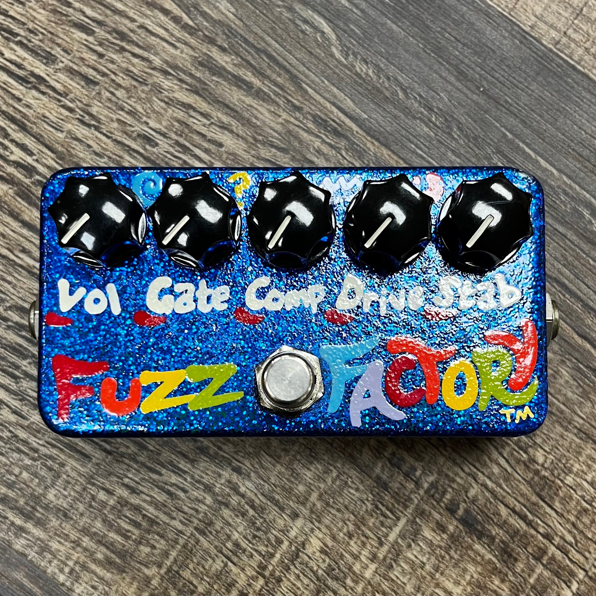 Top of Used 2001 ZVek Blue Fuzz Factory TFW322