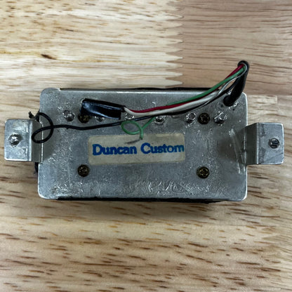 Back of Used Seymour Duncan "Duncan Custom" Humbucker Pickup 13.3 kHz 4 Wire TFW308