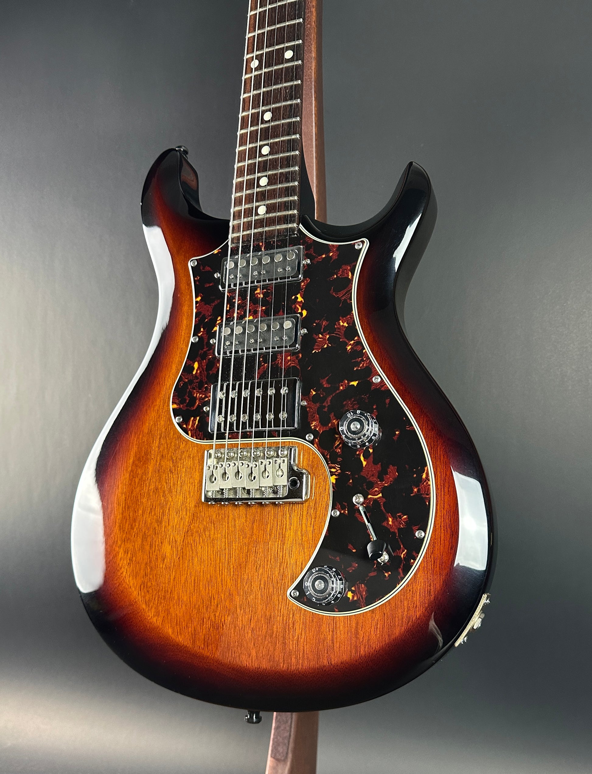 Front angle of Used PRS S2 Studio Sunburst.