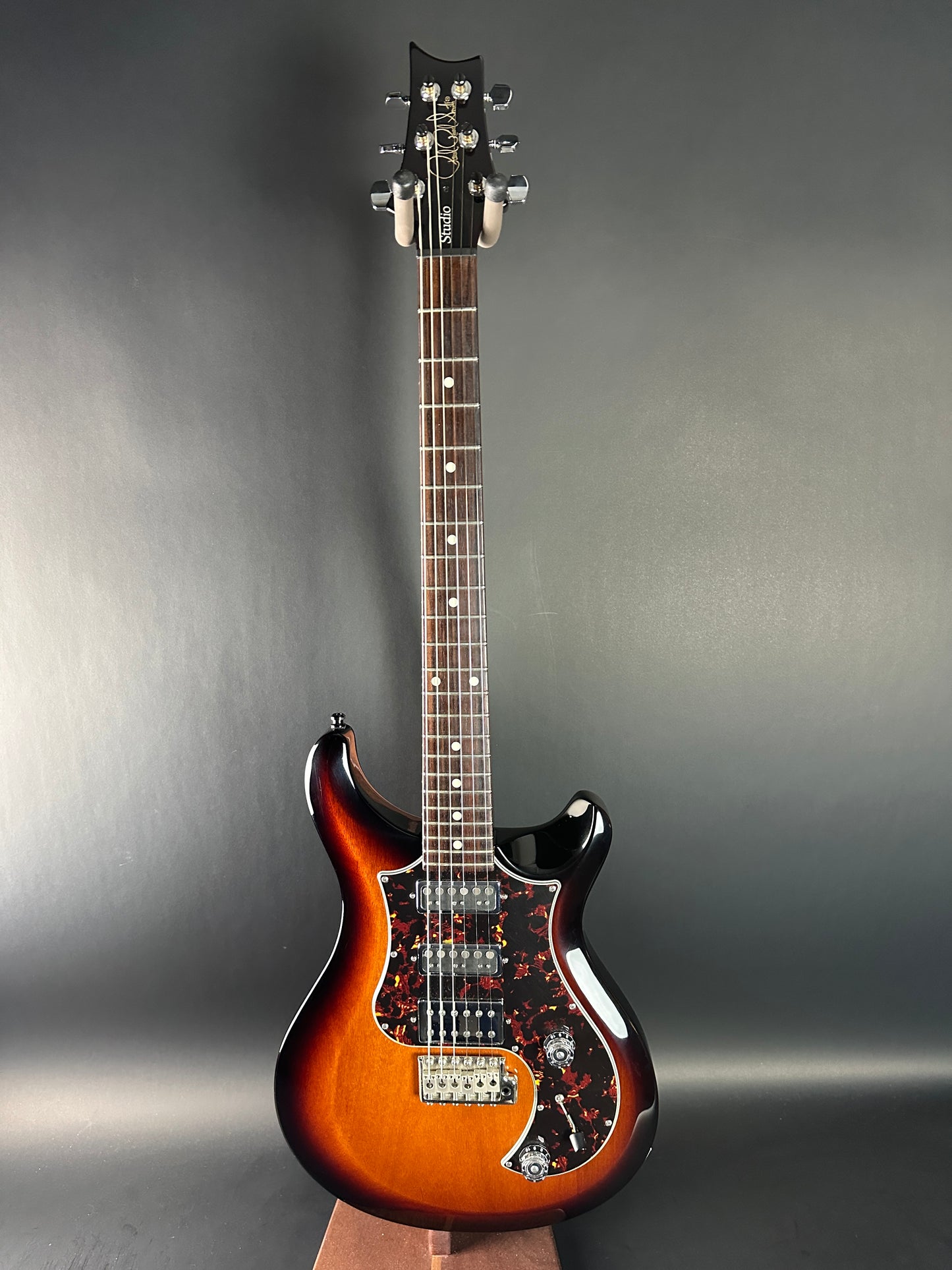 Full front of Used PRS S2 Studio Sunburst.