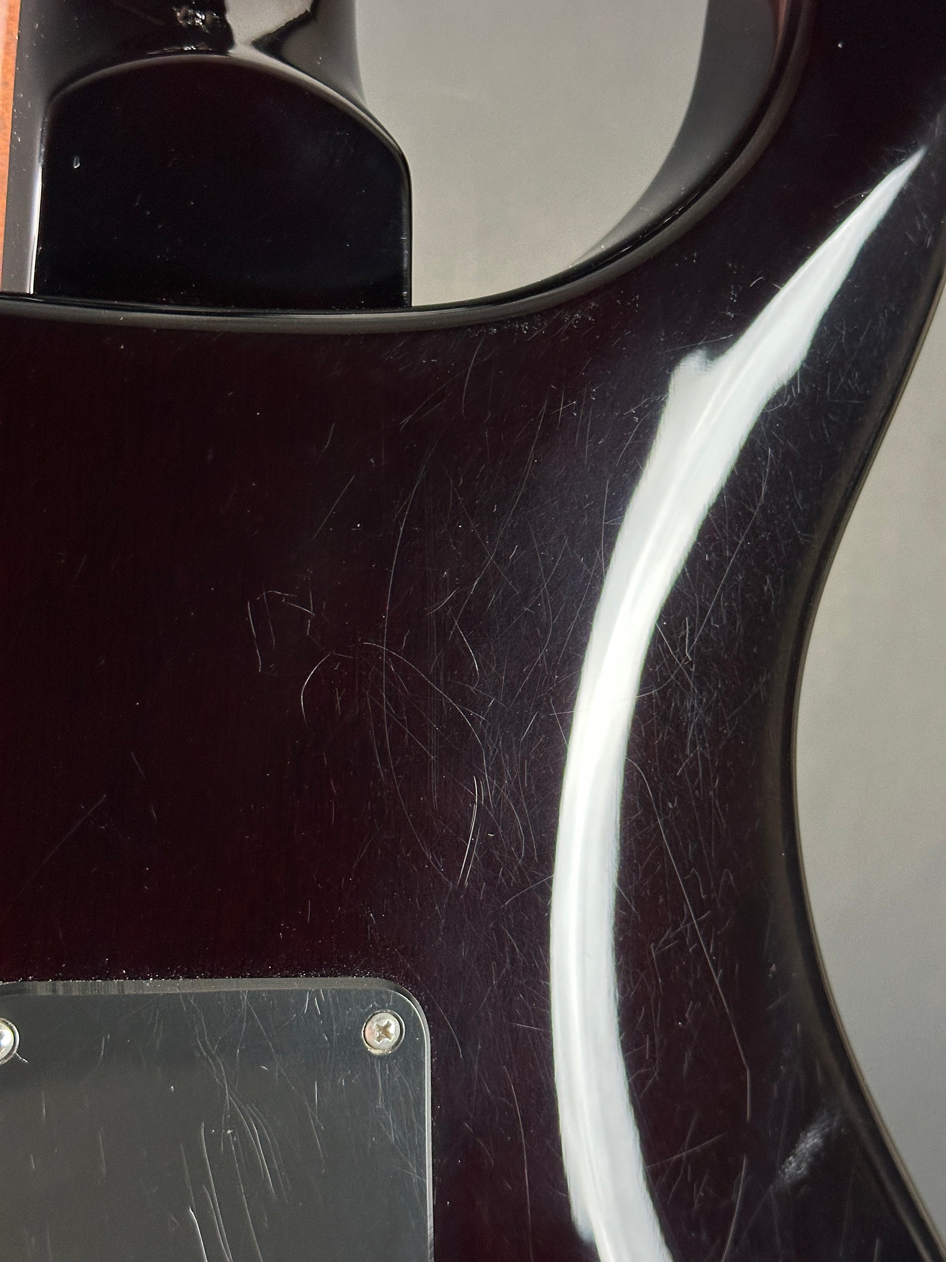 Scratches on back of Used PRS S2 Studio Sunburst.