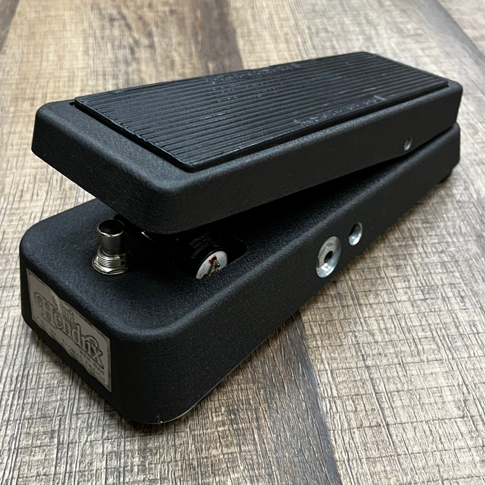 Side of Used Dunlop JH-1 Jimi Hendrix Signature Wah TFW352