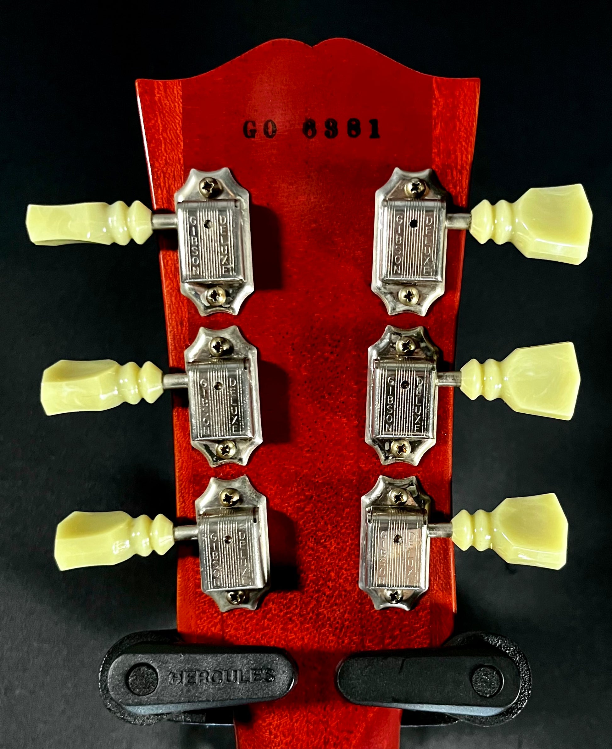 Back of headstock of Used Gibson 1960 Reissue Lemon Burst w/OHSC TFW365