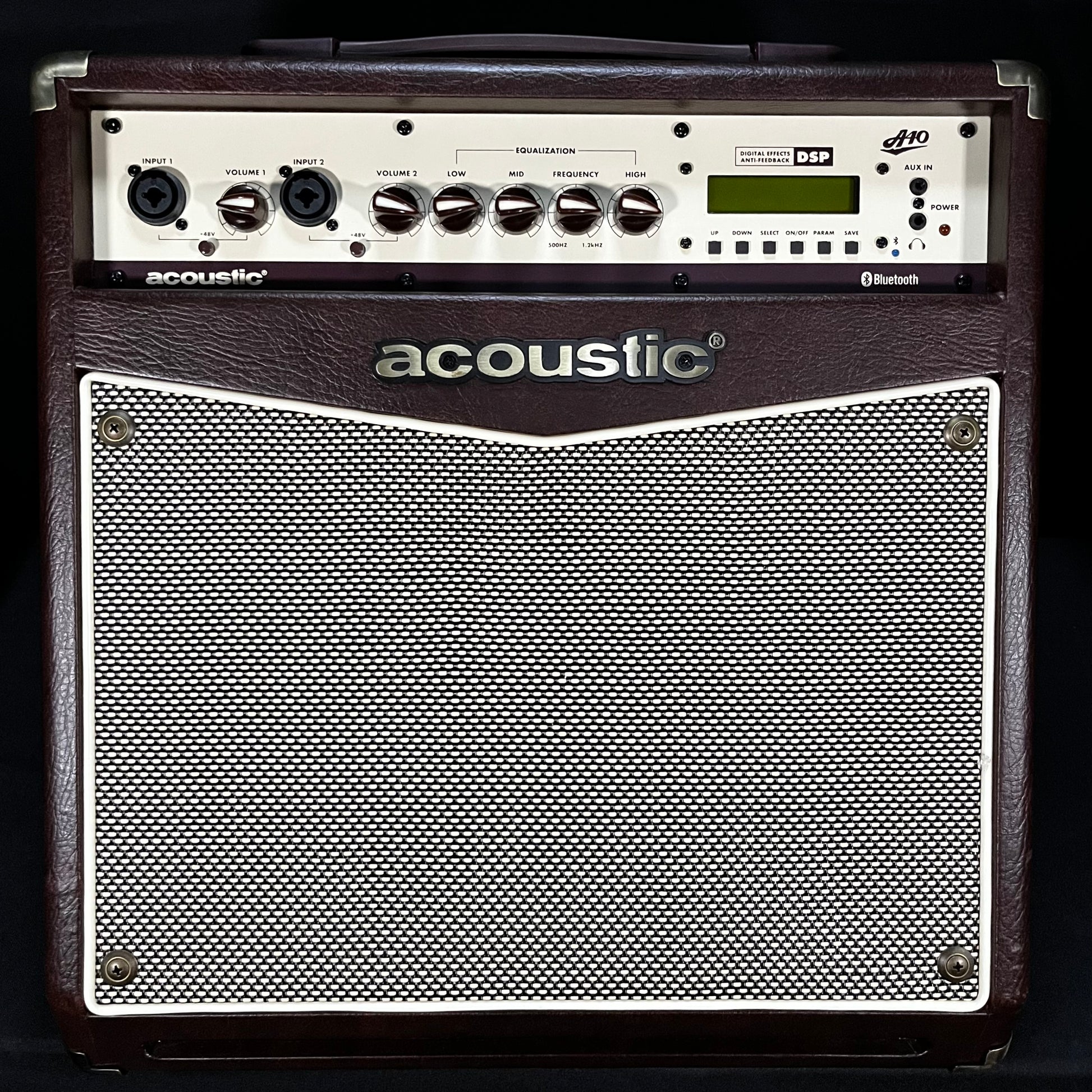 Front of Used Acoustic A40 40w Acoustic Amp TFW397