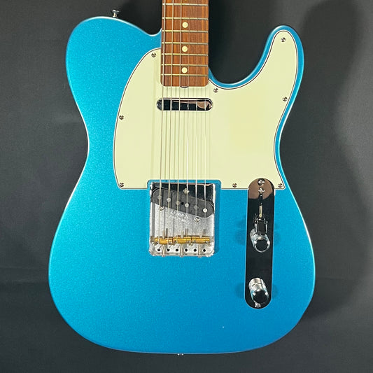 Front of Used 2021 Fender Vintera Series 60's Telecaster Mod Lake Classic Blue TFW401