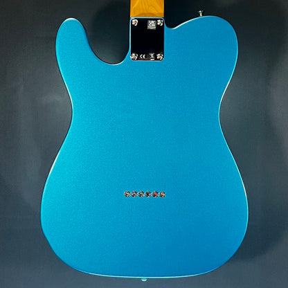 Back of Used 2021 Fender Vintera Series 60's Telecaster Mod Lake Classic Blue TFW401