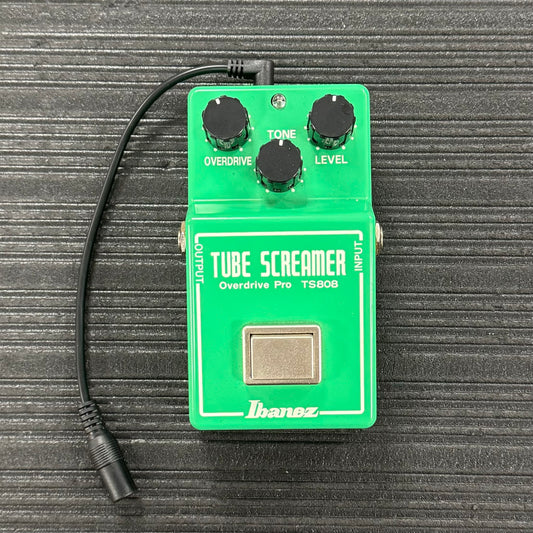 Top of Used Ibanez TS-808 Tube Screamer Overdrive 