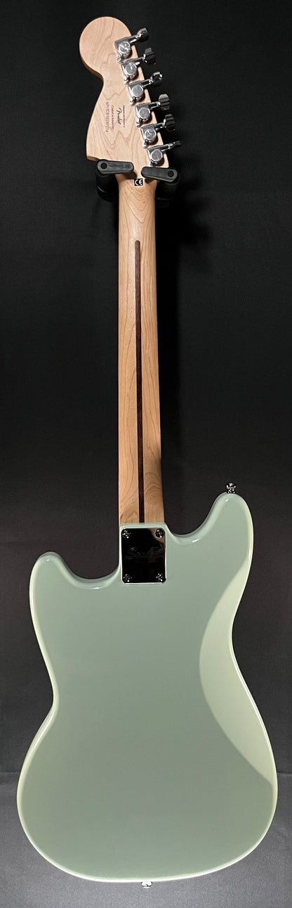 Full Back of Used 2019 Squier FSR Bullet Mustang HH Surf Green TFW422