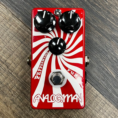 Top of Used Analog.Man Peppermint Fuzz Pedal TFW429