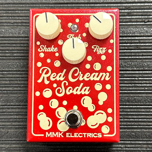 Top of Used MMK Electrics Red Cream Soda Overdrive Pedal w/box TSS3508