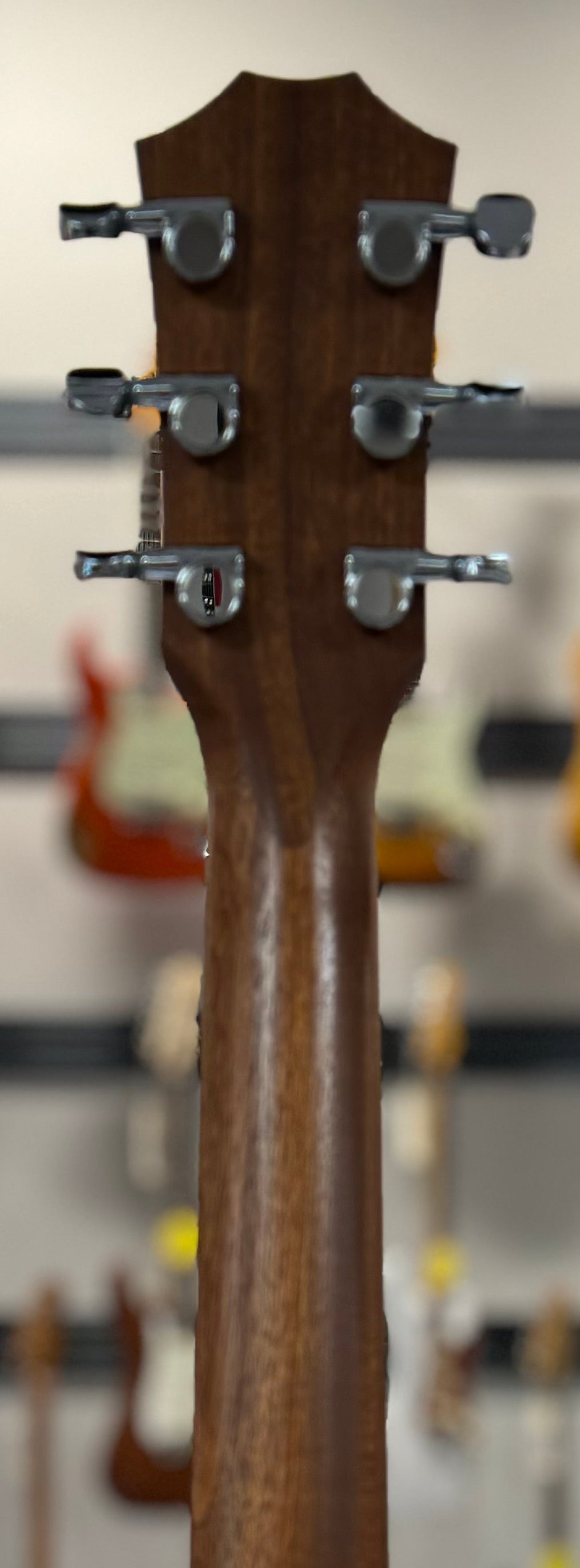 Back of neck of Used Taylor GS Mini Mahogany w/bag