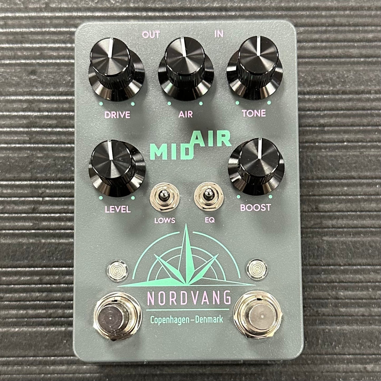 Top of Used Nordvang MidAir Overdrive/Boost Pedal w/box TSS3528