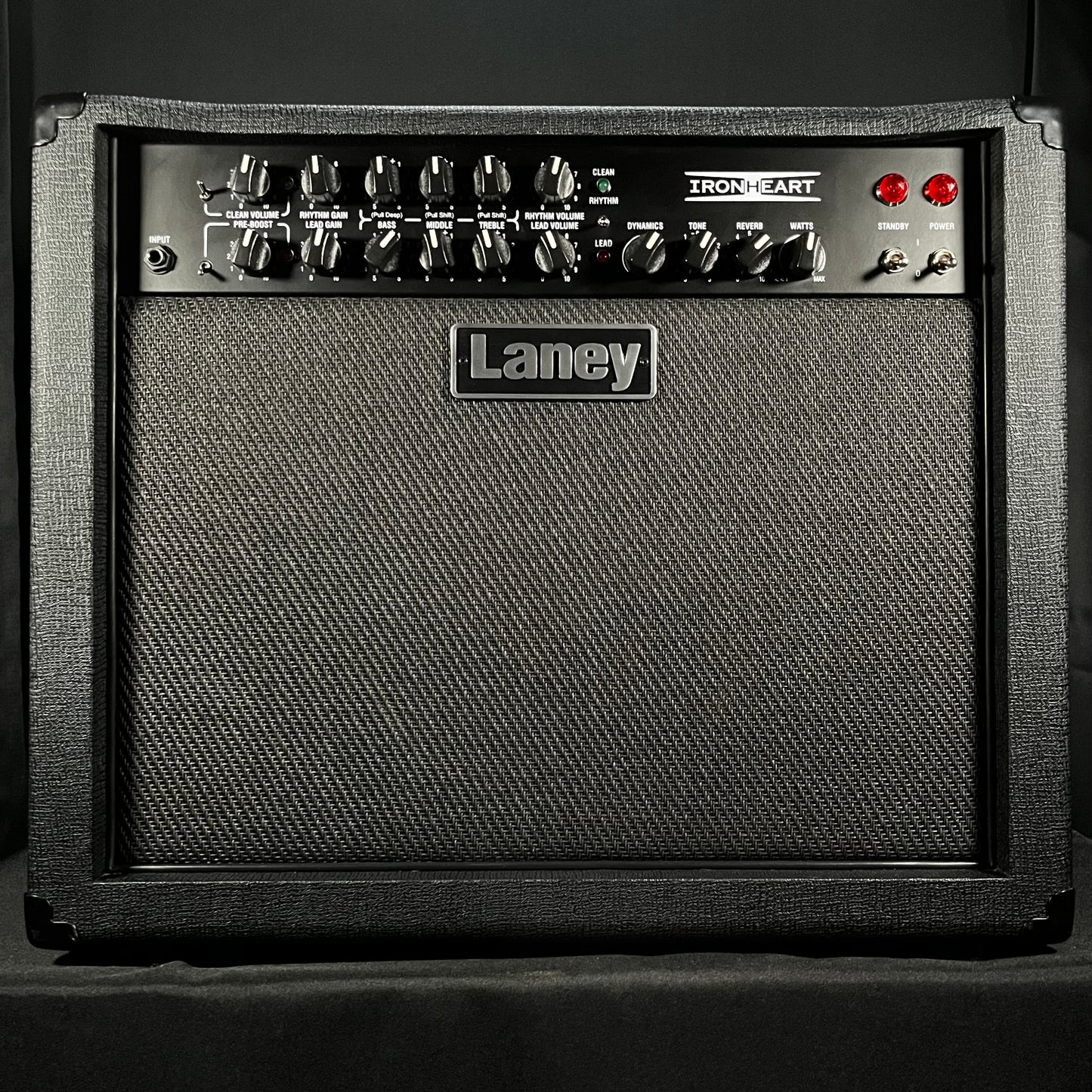 Front of Used Laney Ironheart IRT30112 30 Watt 1X12 Amplifier TFW436