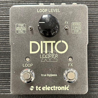 Top of Used TC Electronic Ditto X2 Looper Pedal w/box TSS3570