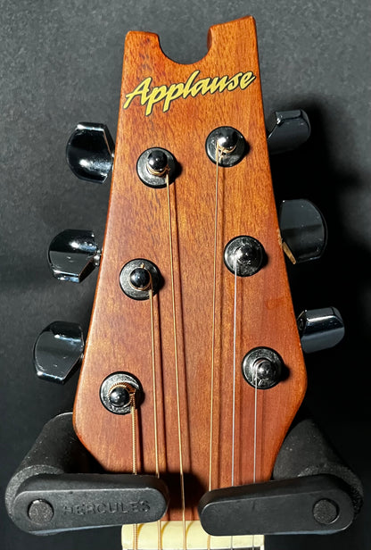 Headstock of Used Applause AE-36 Natural w/case TFW453