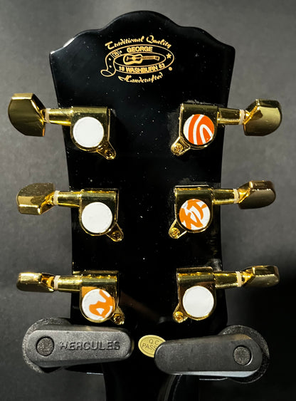 Back of headstock of Used Washburn EA55G-A-U Sunburst TFW455