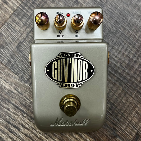 Top of Used Marshall GV-2 Guv'nor Overdrive Pedal w/Box TFW458