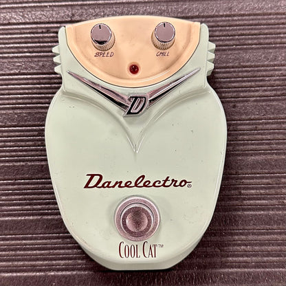 Top of Used Danelectro Cool Cat Chorus Pedal w/box TSS3593