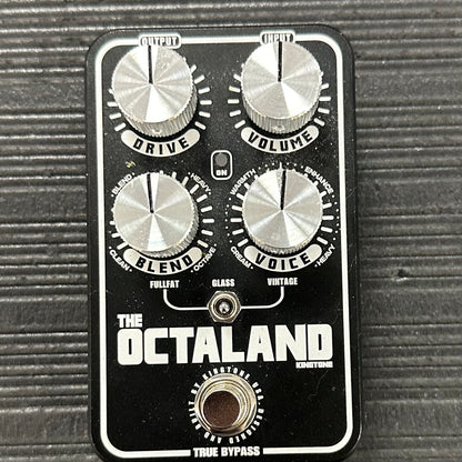 Top of Used Kingtone Octaland Octave Drive Pedal TSS3617