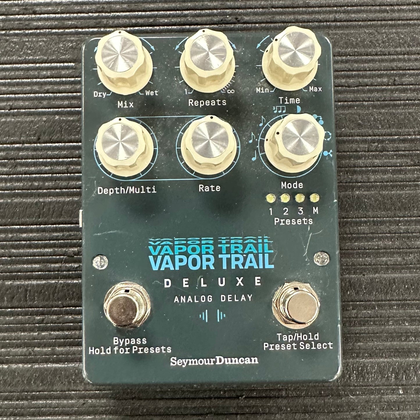 Top of Used Seymour Duncan Vapor Trail Deluxe Analog Delay Pedal TSS3619