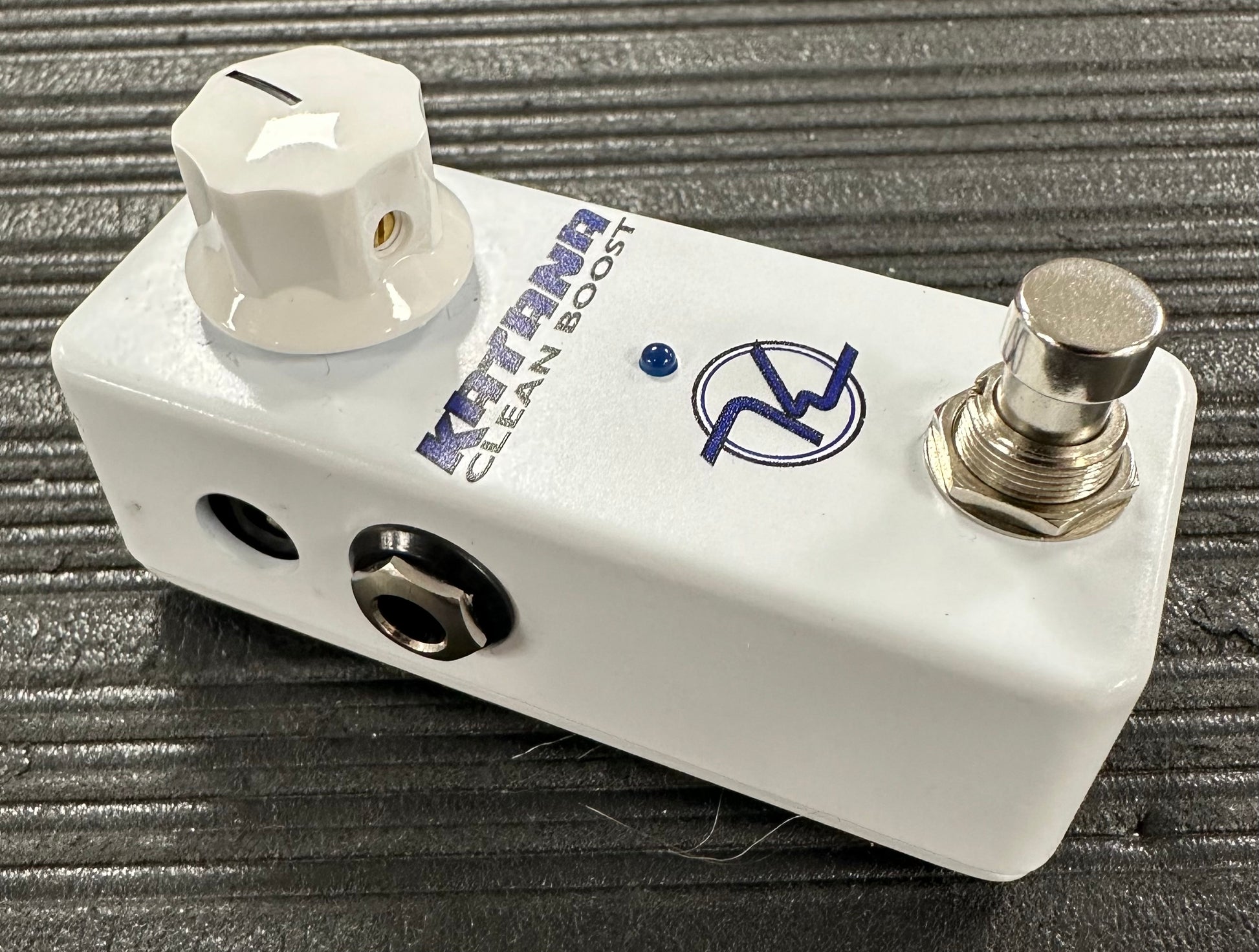 Side of Used Keeley Katana Mini Boost Pedal w/box TSS3625