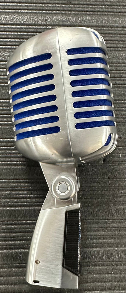 Side of Used Shure Super 55 Deluxe Supercardioid Dynamic Mic w/box TSS3627