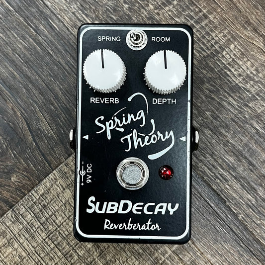 Top of Used Subdecay Spring Theory Reverb Pedal TFW481