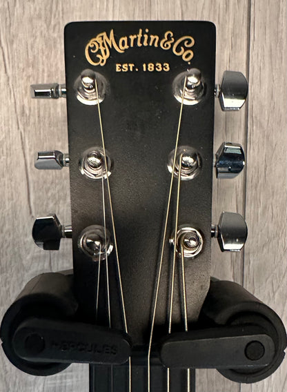 Headstock of Used Martin LX Black Left Handed w/bag TSS3631