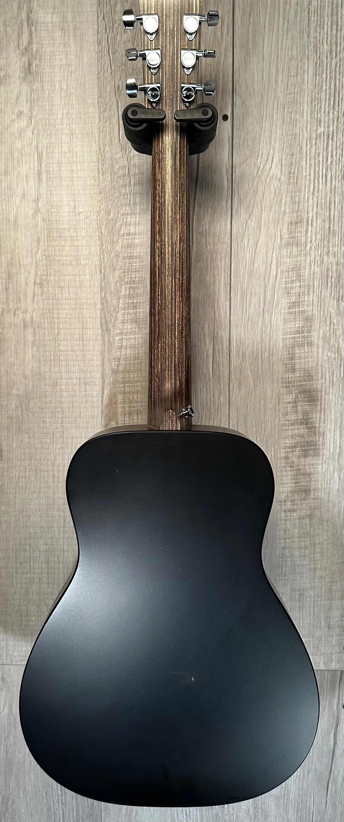 Full back of Used Martin LX Black Left Handed w/bag TSS3631