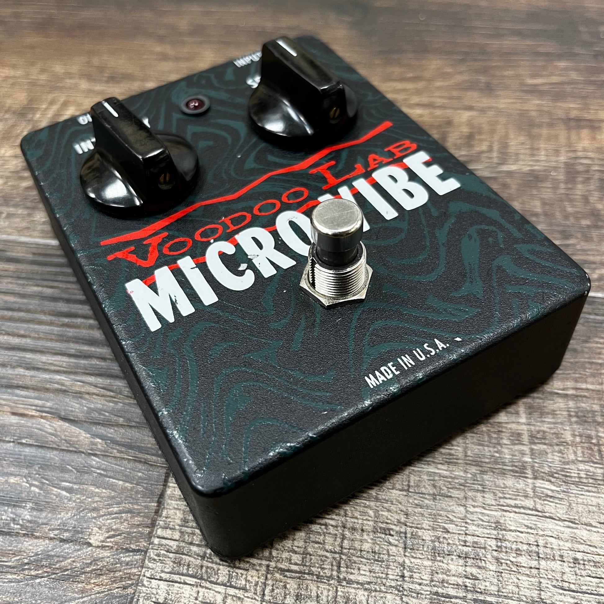 Side of Used Voodoo Lab Micro Vibe Pedal TFW486