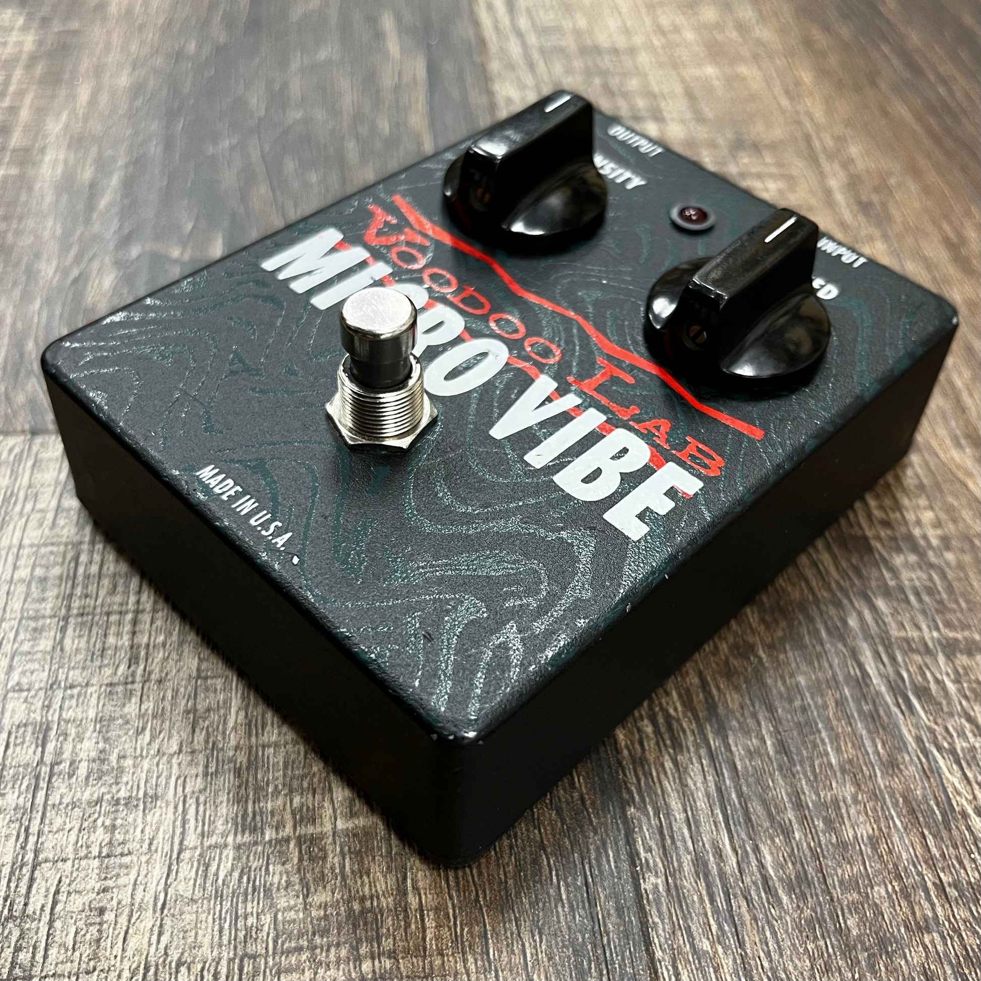 Side of Used Voodoo Lab Micro Vibe Pedal TFW486